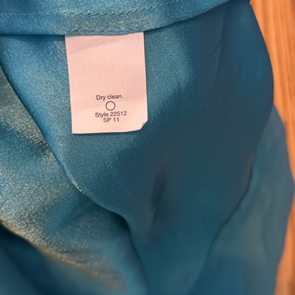 J. Crew Strapless Turquoise Dress - Picture 3 of 7